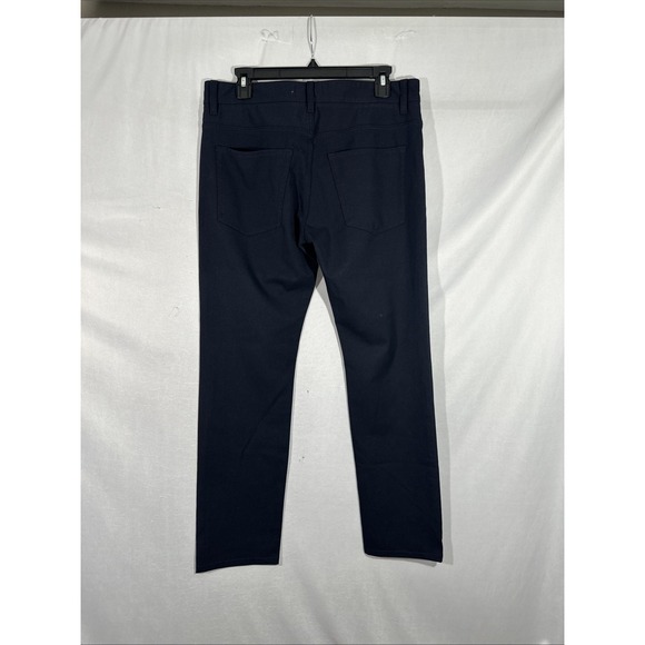 NEW $179 BOSS [ 32/32 US ] Delaware Slim Fit Trousers with Stretch in Blue U1371 - Picture 12 of 14